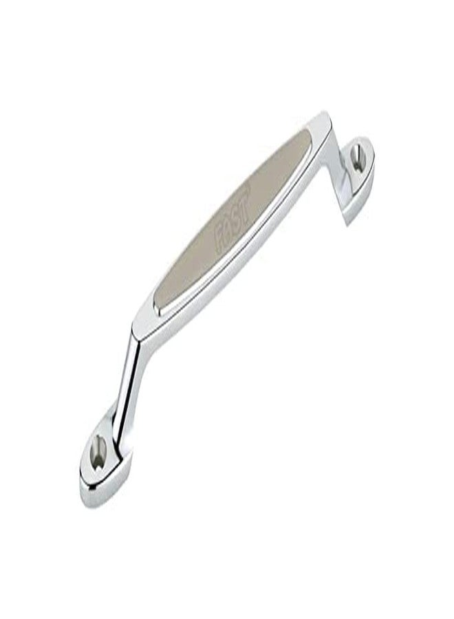 فاست مقبض سحب أمامي مطلي بالكروم من نوع FAST CP15A للأبواب والنوافذ (4 بوصة، 6 قطع) - Image 2